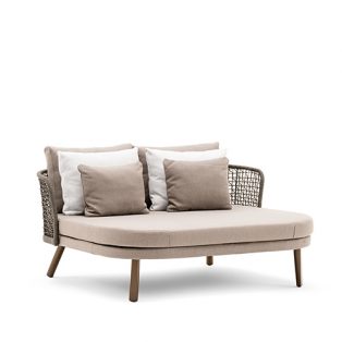 Emma daybed compact schienale basso